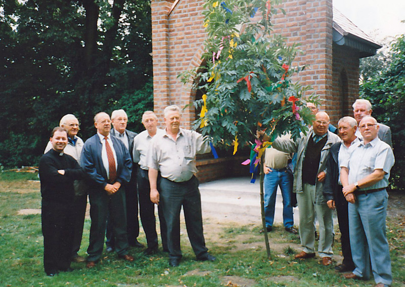 Bild vom Richtfest am 01. August 1998
