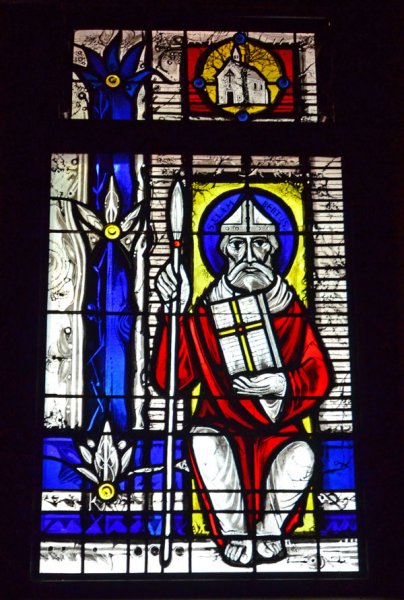 Fenster des. Hl. Lambertus in der neuen Kirche
